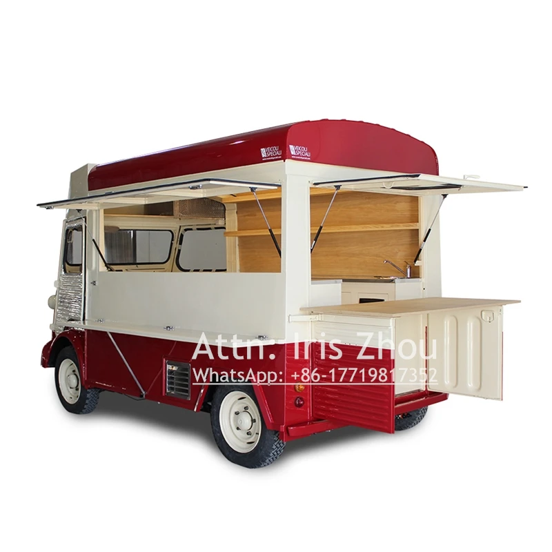 Citroen HY Мобильная тележка с мороженым для еды hotdog уличный торговый автомат для фаст-фуда