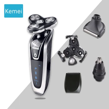 

Kemei Multifunction electric toothbrush electric tooth brush shaver trimmer hair clipper nose trimmer shaving machine hygiene 5