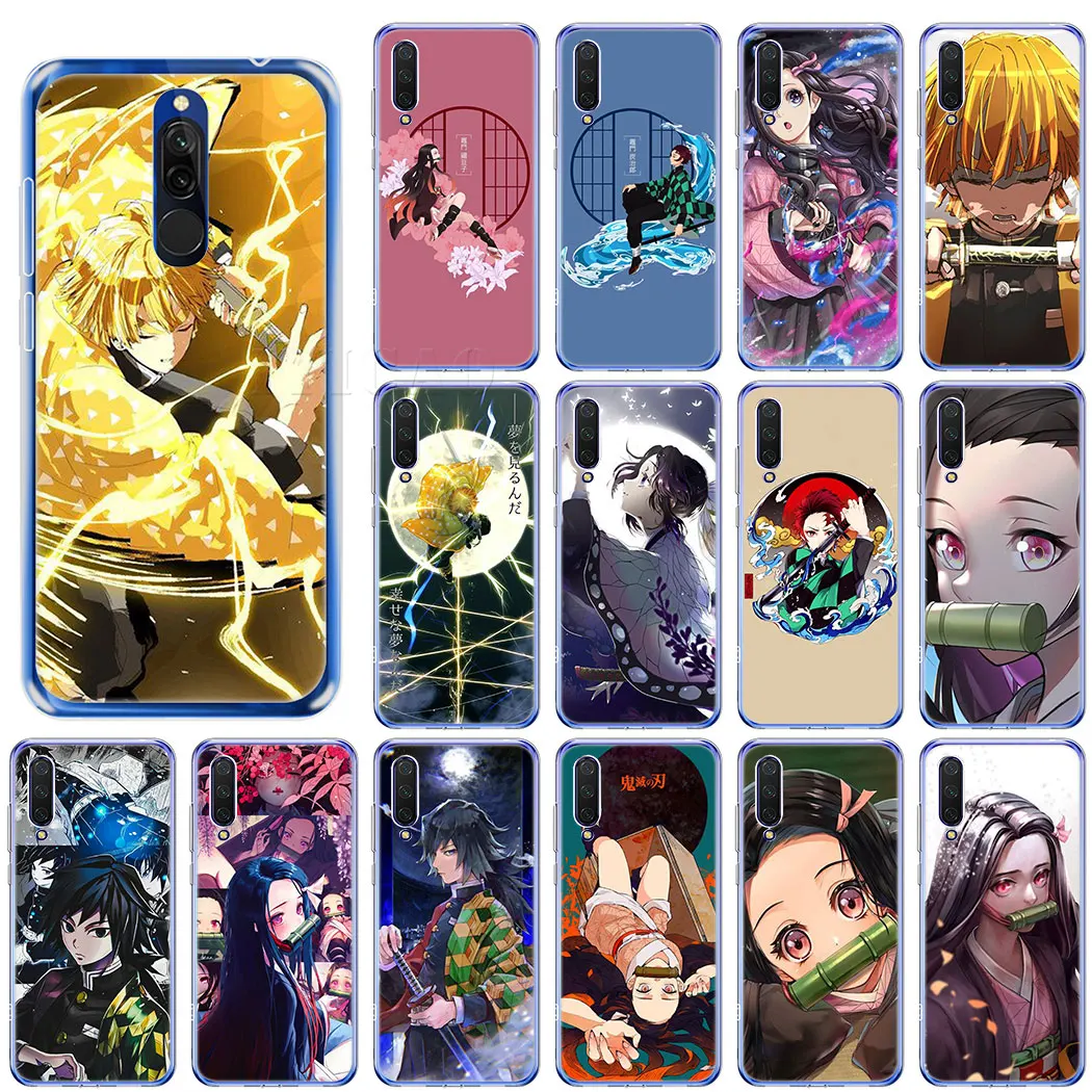 Чехол Kimetsu no Yaiba для Xiaomi mi x 2S 3 10 Red Note 5A Prime 6 7 8 Pro 8T|Чехлы-накладки| |