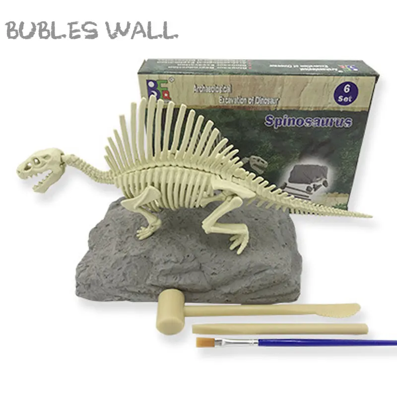 

Spinosaurus Spiny Dinosaur Fossil Toys Archaeological Dig Game Dinosaur Skeleton Educational Toys for Child Kids Birthday Gifts