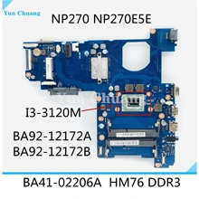 Placa base BA92-12172A BA92-12172B para samsung, NP270, NP270E5E, NP300E5E, ordenador portátil, BA41-02206A, CPU, HM76, DDR3