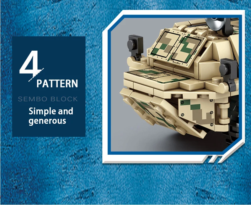 308pcs Gepanzerter Krankenwagen Modell Bausteine mit Armee Soldat Figuren Toys 