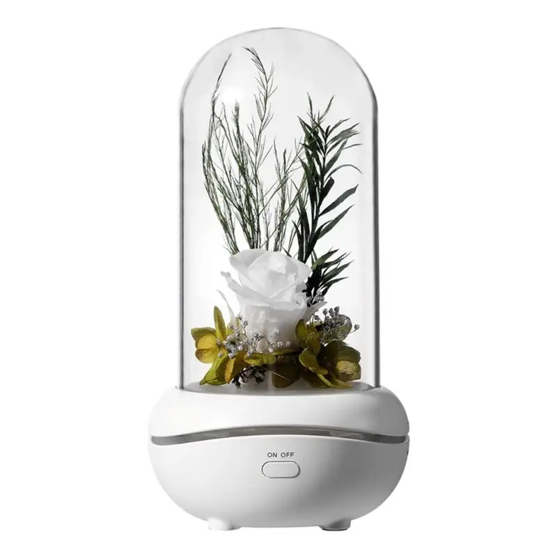 

Eternal Rose Aromatherapy Diffuser Essential Oil Aroma Humidifiers Night Light 634E