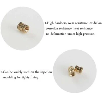 

Brass Knurled Nuts Gold Part Plastic storage box M2/M3/M4/M5 Thread insert