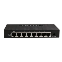 8-портовый гигабитный сетевой коммутатор 10/100 м/1000 м VLAN сетевой гигабитный коммутатор без посылка коробка