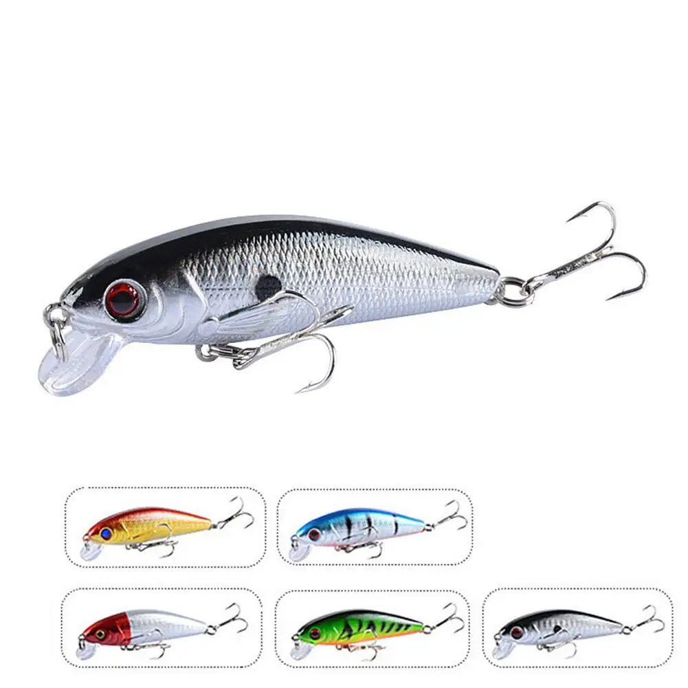 1Pc 3D Eyes Lure Bait Galleggiante Mino Fishing Bait Bionic Bait Fishing Tackle
