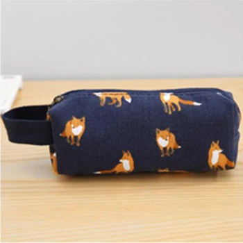 

Novelty Canvas Pencil Case Stationery Kids School Pencil Cases Boys Girls Pencil Bag for School Supplies