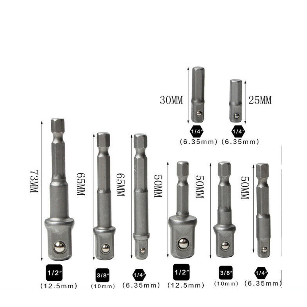 Impact Nut Driver Hex Socket Bit 