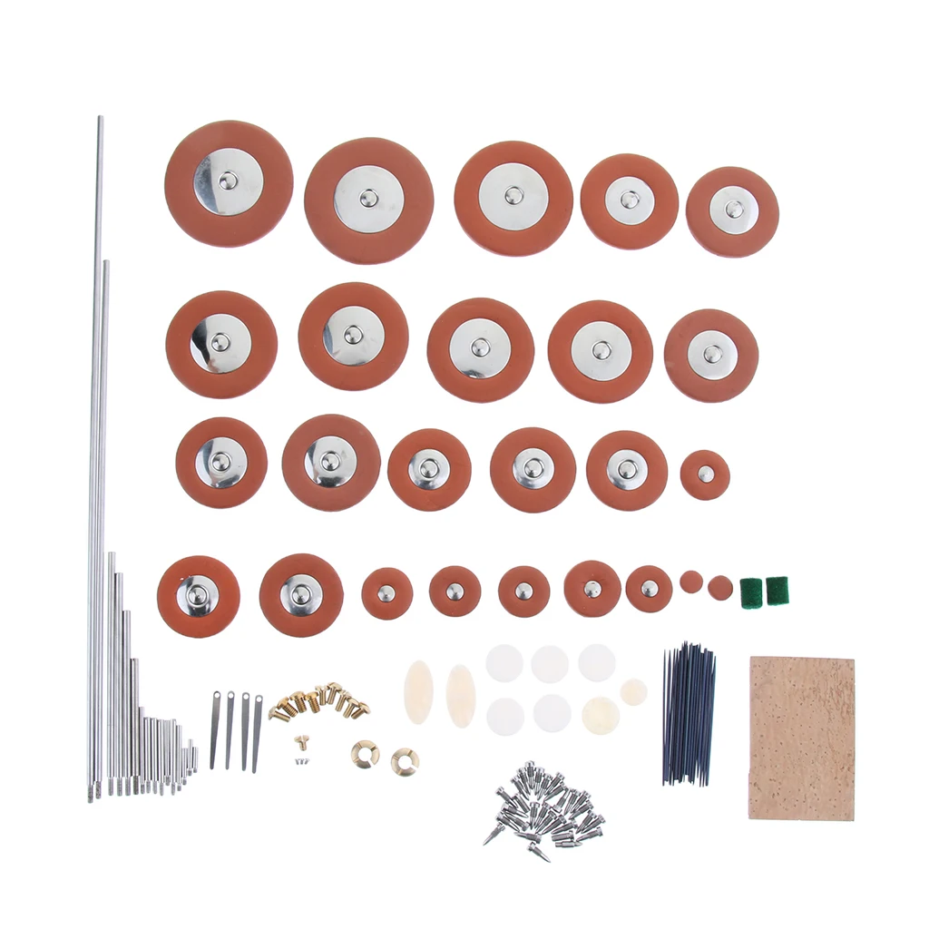Saxophone Sax Repair Tool Kit Bolt Rollers Screws Cork Sheet Pad