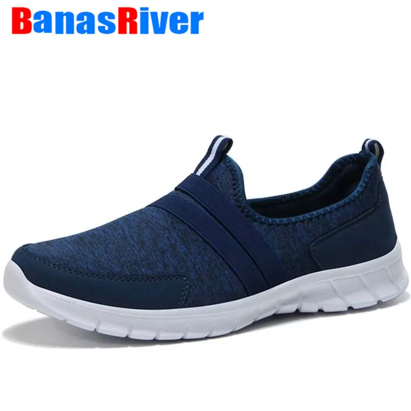 

2020 New Summer Autumn Sneakers Casual Air Mesh Shoes For Men's Loafers Fashion Sneakers Hollow Breathable Trainers Size 36-47