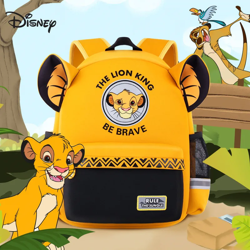 Лидер продаж оригинальный рюкзак Disney Simba Король Лев детские школьные сумки для