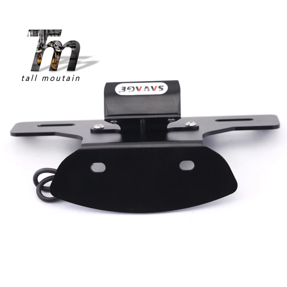 Держатель номерного знака для SUZUKI GSXR GSX-R 600/750 2011- 17 мотоцикл ХВОСТ Tidy Fender Eliminator кронштейн GSXR600 GSXR750 - Цвет: Черный