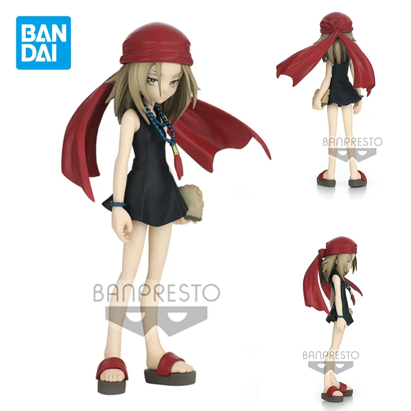 

Bandai Genuine Anime Shanman King Yoyama Anna Standing Posture Figurine Action Figure Kids Toys Doll Christmas Gifts Collectible