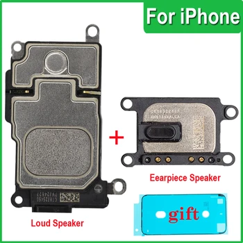 Loudspeaker + Earpiece Speaker For Iphone SE 2 6 6S 7 8 PLUS X XR XS 11 12 Pro MAX Lound Speaker Ringer Inner Buzzer Flex Cable