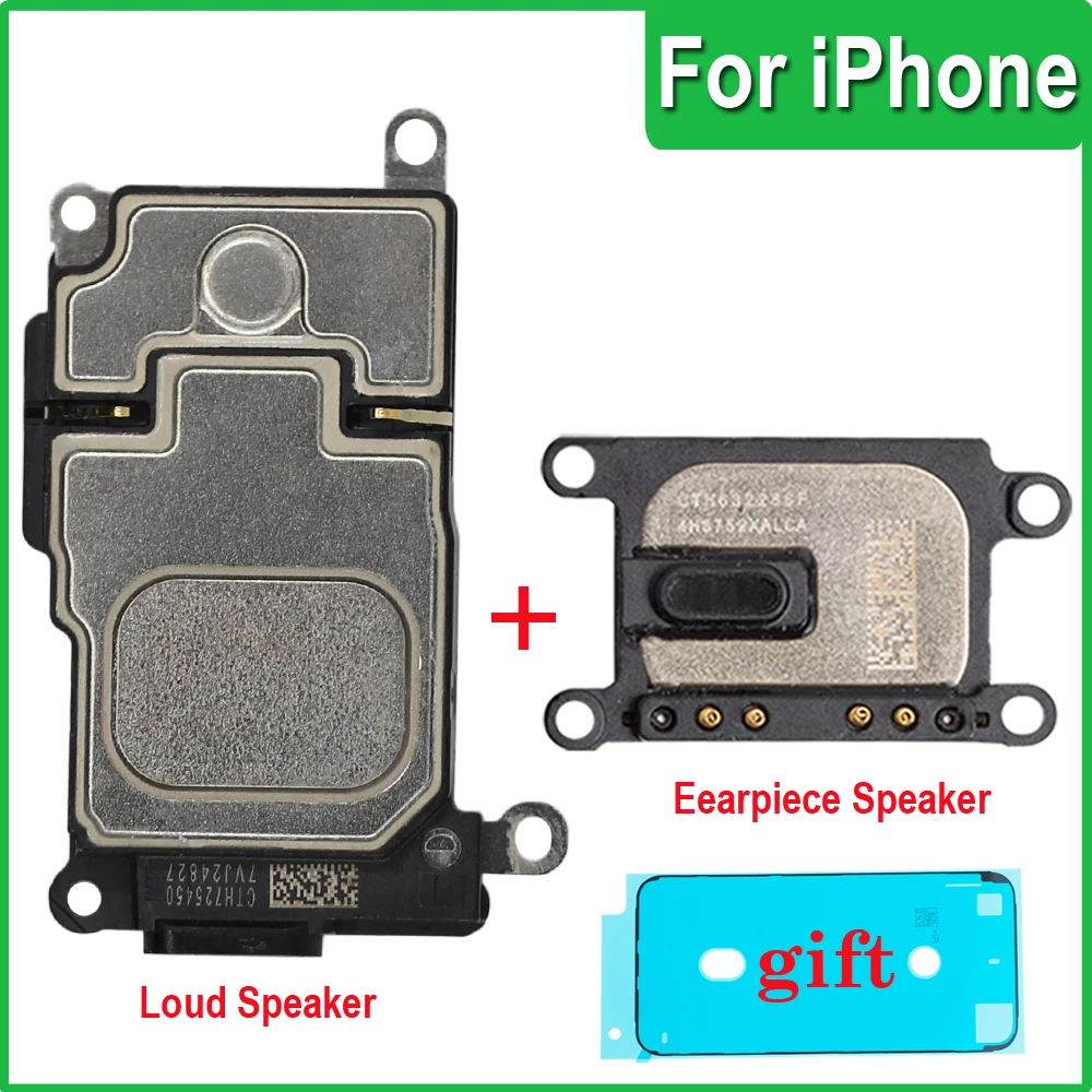Loudspeaker + Earpiece Speaker For Iphone 5 5s SE 2020 6 6S 7 8 PLUS X