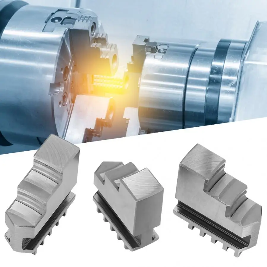 3 шт. пара внешний патрон для токарного станка Самоцентрирующийся металлический