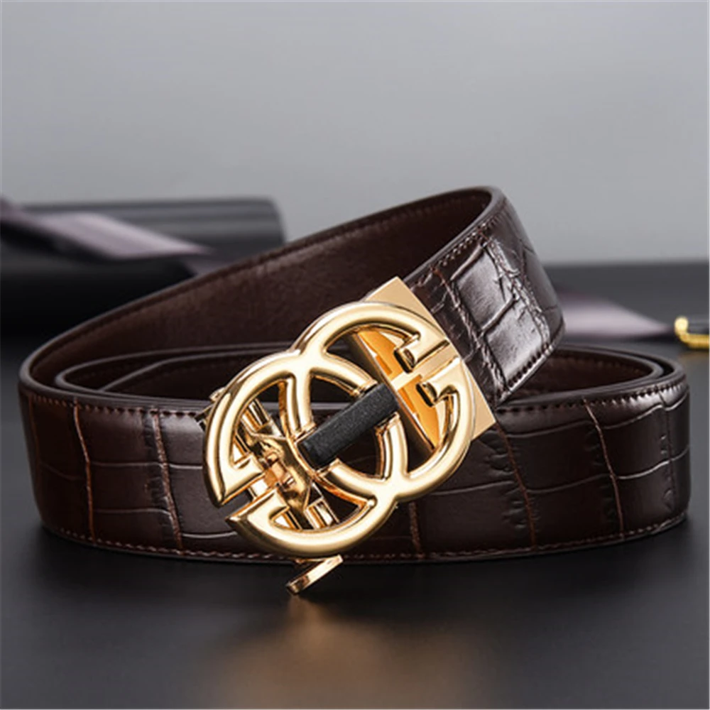fish belt Designer Belt Men and Women Double G Pants Belt Embossed Leather Casual Business All-match Men's Luxury Leather Belt mens brown belt