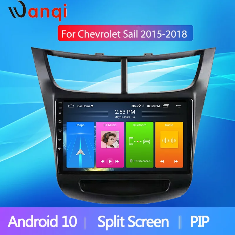 9-дюймовый Android 10 с разделенным экраном RDS автомобильный мультимедийный плеер для