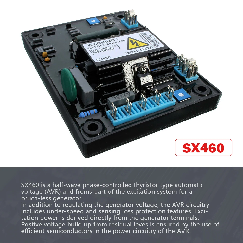 220V для генератора AVR SX460 автоматический Напряжение вольт регулятор полуволна