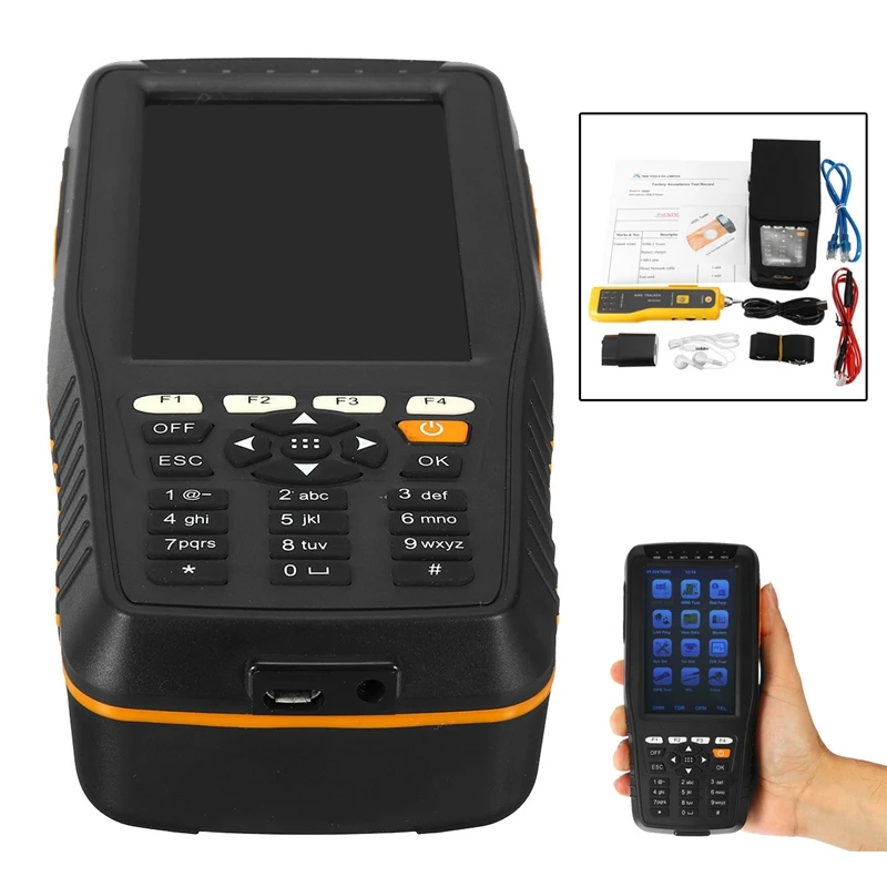 Tm-600 Vdsl Vdsl2 прибор для тестирования ADSL Wan и Lan Тесты er линия xdsl Тесты оборудование со всеми функциями(КПМ+ Vfl+ тон трекер+ Tdr) штепсельная вилка европейского стандарта
