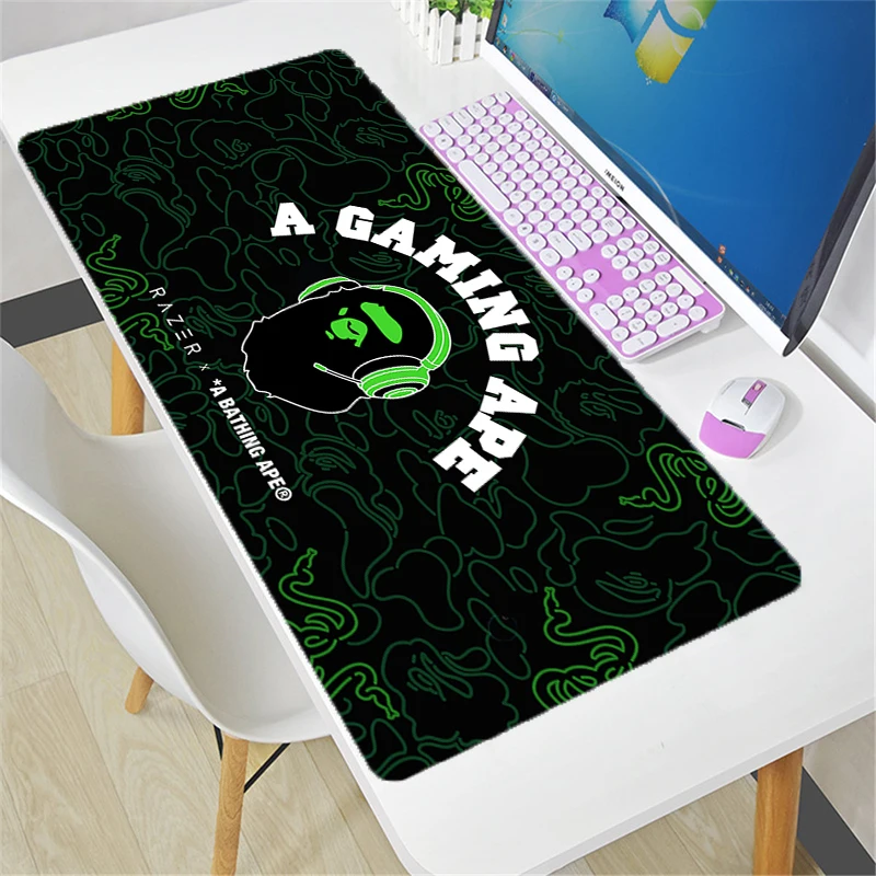 Luxury BAPE Large DIY Mouse Pad Office Computer Desk Mat Modern Table Game Keyboard Laptop Carpet Accessories Gaming Mousepad