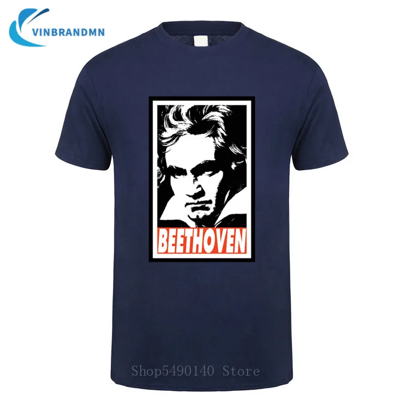 Ludwig Van Beethoven футболка для мужчин Прямая поставка летняя хлопковая в стиле ретро с