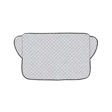 Толстый стекающийся наполовину чехол для автомобиля, переднее колесо, зимний Снежный блок, автомобильный солнцезащитный козырек, внедорожник, передний солнцезащитный блок