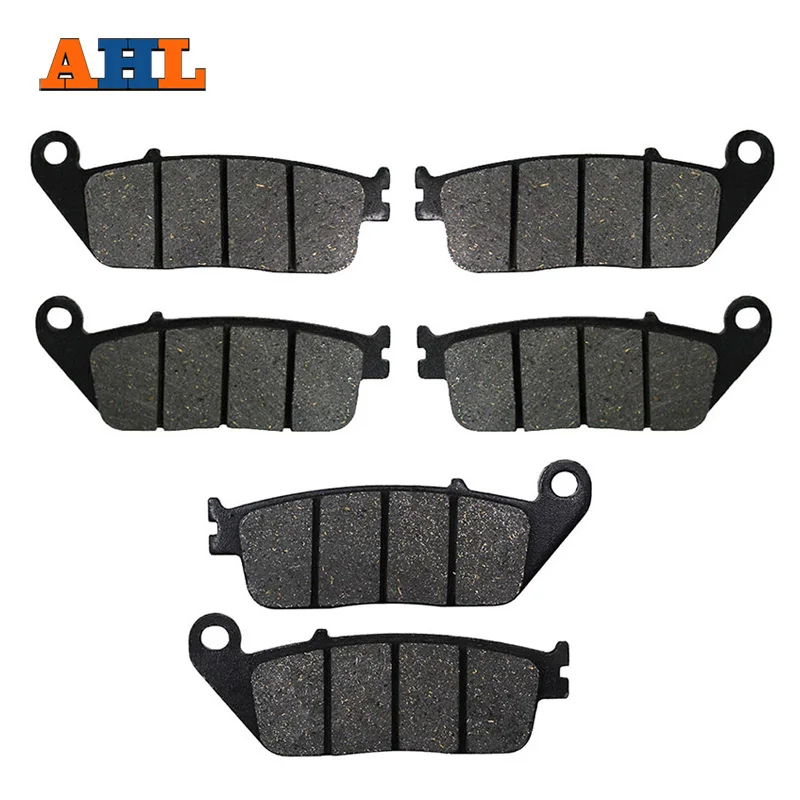 

AHL Motorcycle Front and Rear Brake Pads For HONDA VFR750F CBR1000F ST1100 GL1500 CBR750 Black Brake Pads