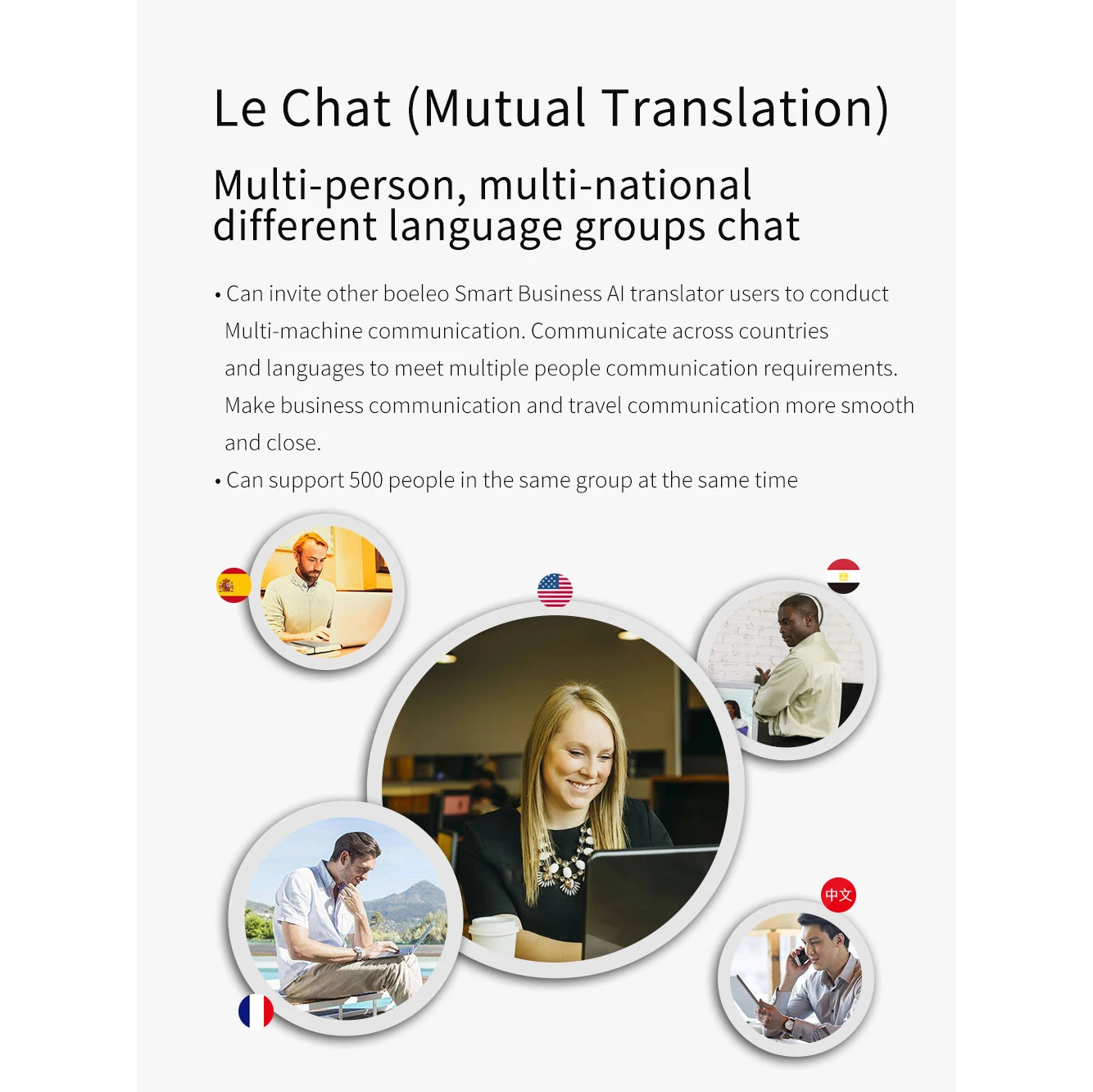  boeleo smart AI global translator voice instant portable vidro bateria multi languages multilingue  - 4000077274012