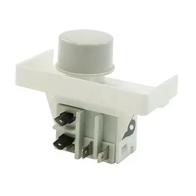 

AC 220V 5A 4P Round Knob NO Latching Power Switch for Jinsong Washing Machine