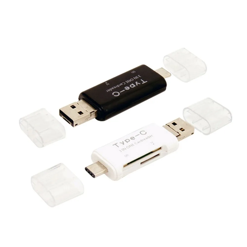 Многофункциональный Универсальный OTG type-C кард-ридер USB 3,0 USB A Micro USB комбо 2 слота устройство для чтения карт SD TF для портативных ПК