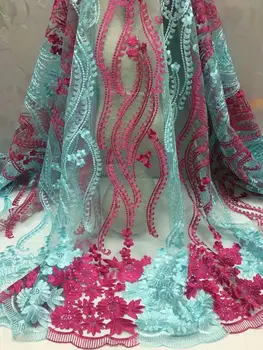 

Wine Latest Nigerian Net Laces Gold Royal Blue High Quality African French Lace Embroidery Stones African Lace Fabric Pink