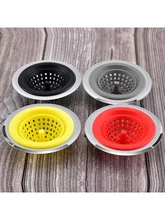  Kitchen Bathroom Sink Strainer Filter Drain Hair Catcher Bath Stopper Plug Filter Shower Cover 