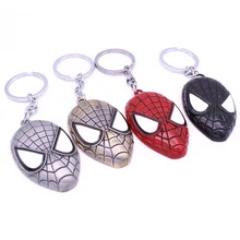 Аниме в настоящее время доступны горячие продажи Мстители Человек-паук брелок автомобильный подвесной орнамент цинковый сплав крутой брелок взрыв