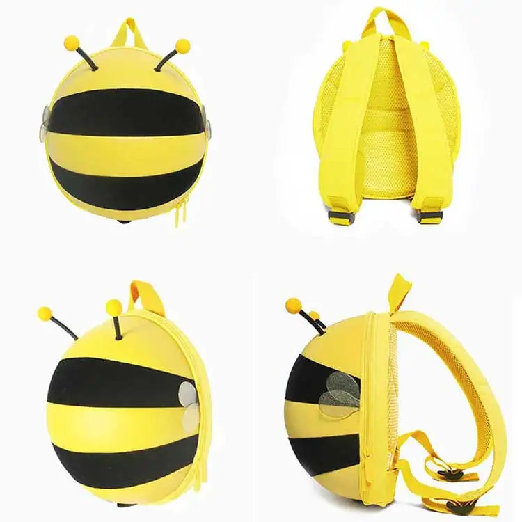 От 0 до 3 лет, милый рюкзак Honeybee для маленьких детей, детские рюкзаки для путешествий на открытом воздухе для детей, легкая сумка высокого качества