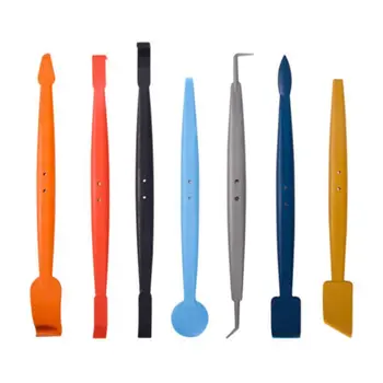 

7Pcs Edge Vinyl Car Wrap Film Stick Tuck Tools Magnet Micro Squeegee Gasket Kit E7CA