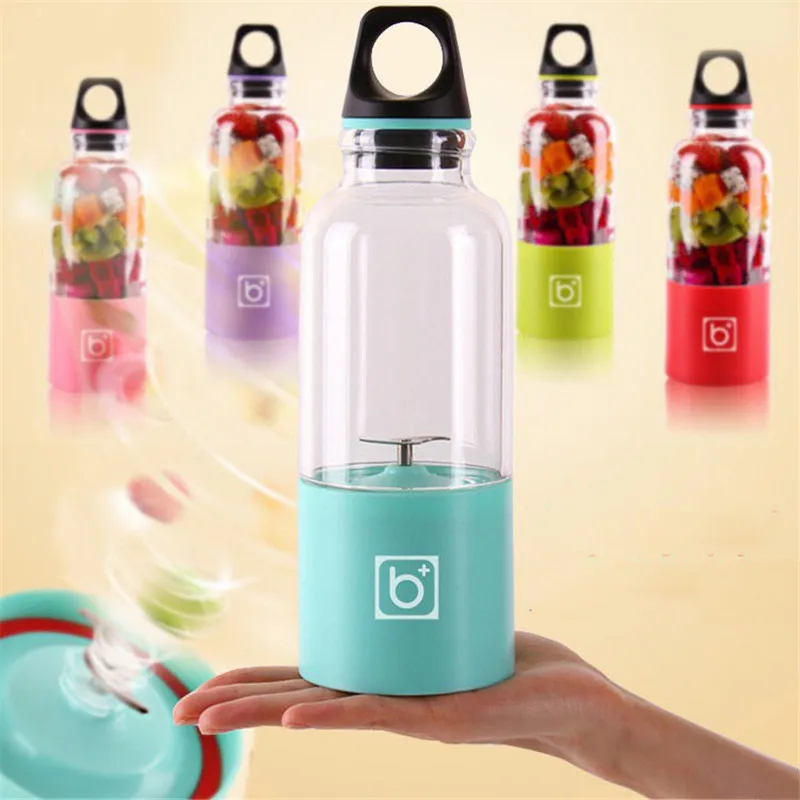 

500ml Portable Electric Fruit Juicer USB Rechargeable Smoothie Maker Blender Machine Sports Bottle Juicing Cup Dropshipping