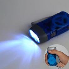 

Outdoor Light LED Hand Press Dynamo Crank Flashlight Camping Hiking Emergency Manual Generator Torch Lamp Travel Tool Promotion
