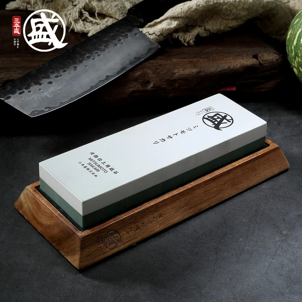 MITSUMOTO SAKARI 1000 3000 8000 10000 зернистый японский двухсторонний заточный камень для ножей