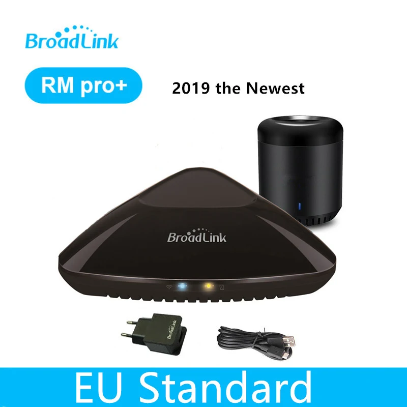 Original Broadlink RM Pro+ Universal Intelligent Remote Controller Smart Home Automation WiFi+IR+RF Switch For IOS Android Phone - Комплект: RM min3 ProEU