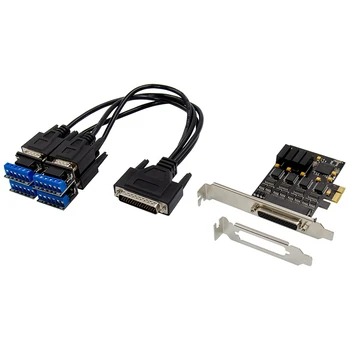 

PCIE 4 Port 2S RS485/RS422 Expansion Card for DB9 Serial RS232 PCI Express Adapter Card 17V354 Chipset