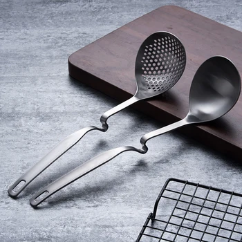 

1 Pc Hotpot Soup Spoon Stainless Steel Long Handle Spoon For Restaurant Kitchen Accessories Supplies