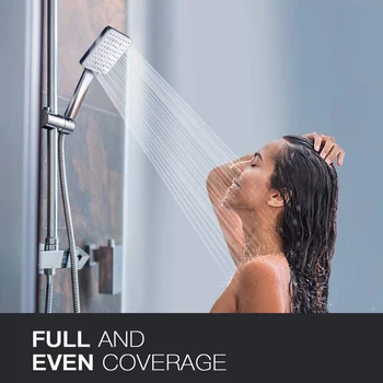 

Handheld Showerhead with 59" Stainless Steel Shower Hose and Adjustable Bracket
