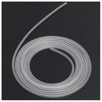 

New 2M Clear Translucent Food Grade Silicone Tubing Milk Hose Pipe 4x6mm