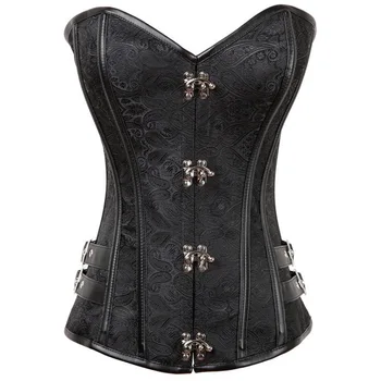 

High End Jacquard Court Retro V-Neck Body Shaping Clothes Abdomen And Body Shaping Corset Cosplay Gothic Corset S M L XL XXL