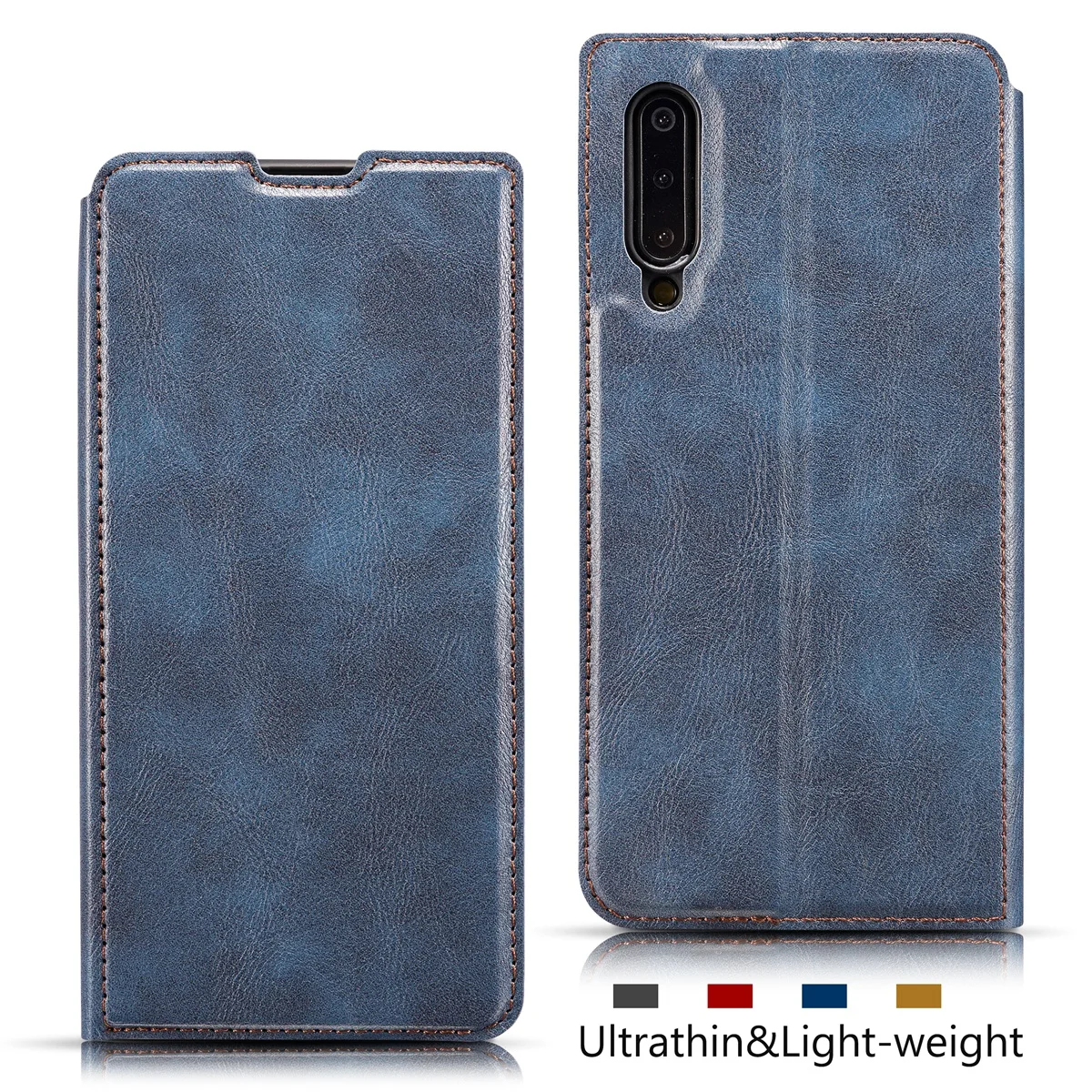 Для samsung Galaxy A70 A50 A40 A30 винтажный PU кожаный чехол с откидной подставкой тонкий кошелек магнитной застежкой