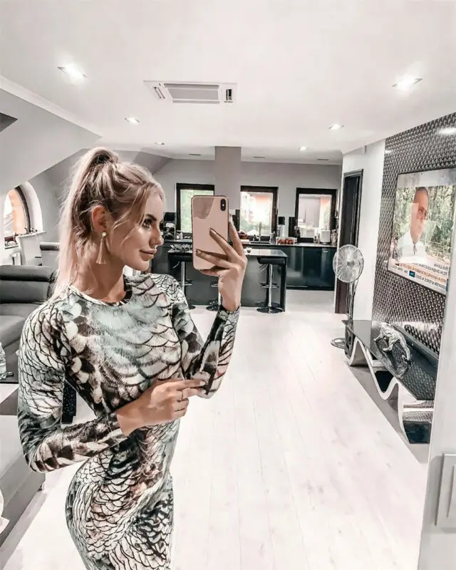 Women's Leopard Print Dress New Fashion Boho Bodycon Casual Long Sleeve Evening Party Mini Sexy Dress For Femme