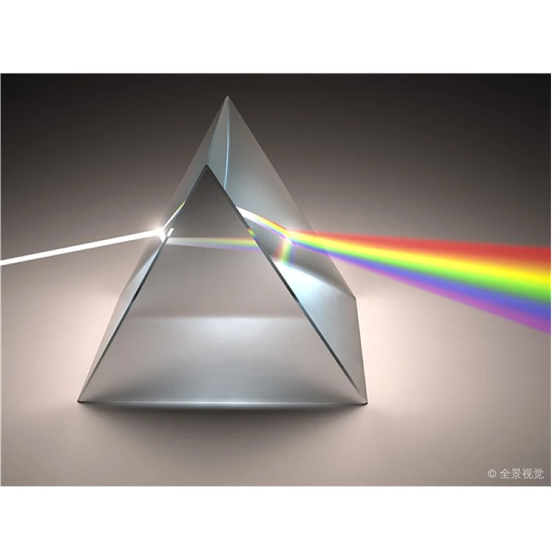 

Rainbow Optical Glass Triangular Large Prism Photo Seven color Sunshine Optical Experimental Equipment Tool with Gift Box