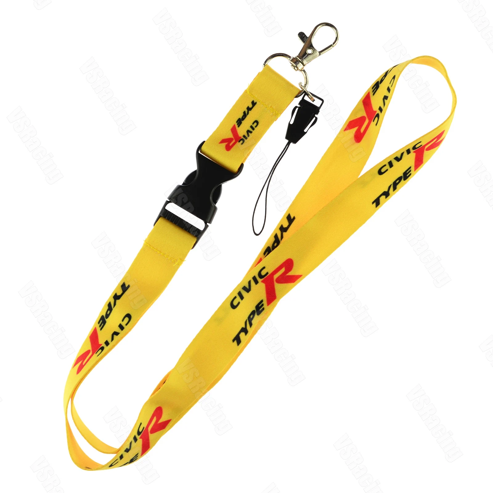 JDM Стиль TYPE-R покраски автомобилей ремешок для мобильного телефона Брелок