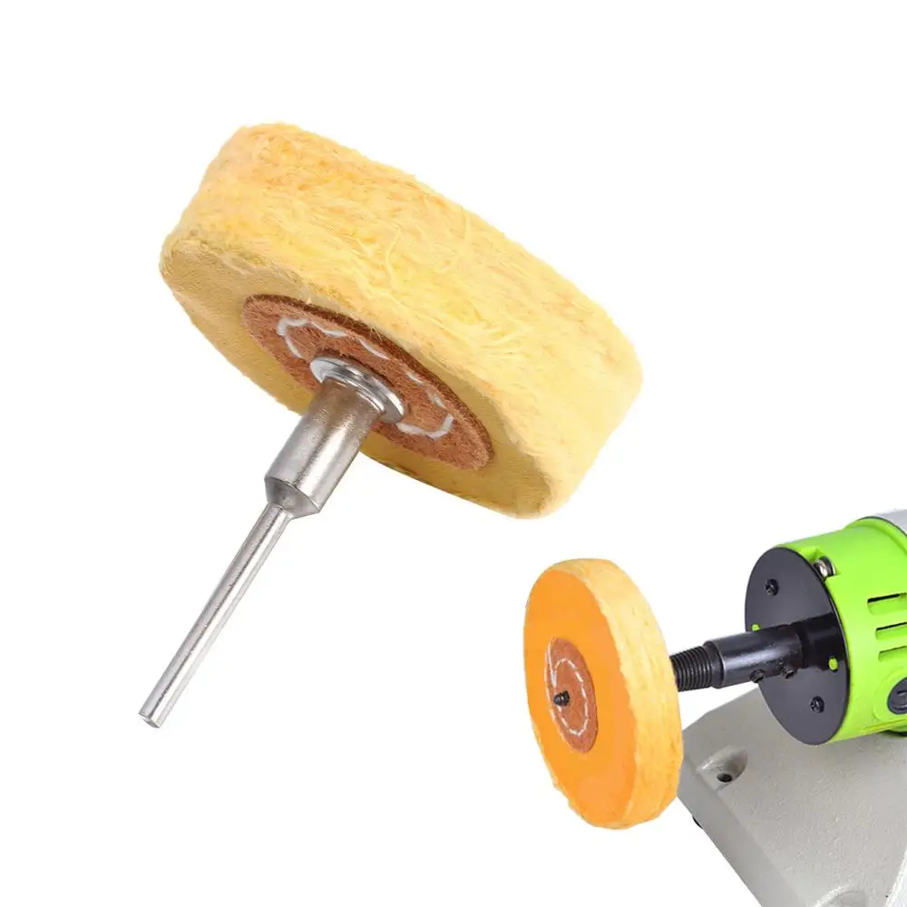

T Style Polish Cloth Wheel Buffing Wheel Surface Grinding Head Grinder Brush For Rotary Abrasive Tools Durable Accessories